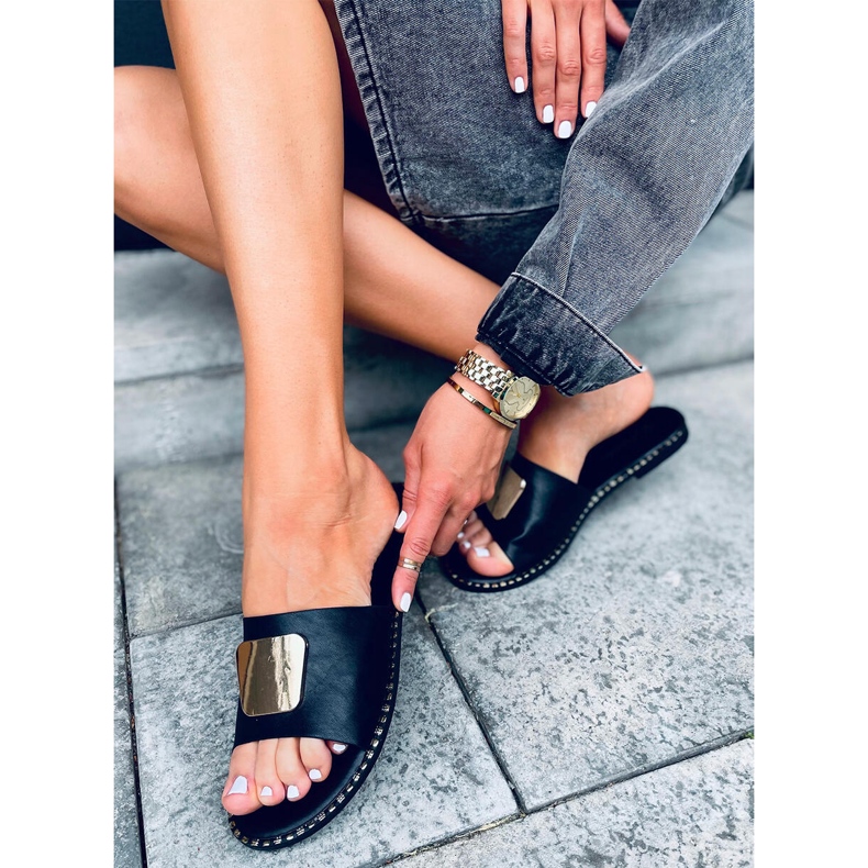 Utah svarta tofflor för kvinnor 1