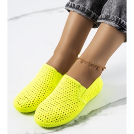 Mallory gröna genombrutna sneakers mångfärgad 1