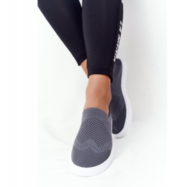 Dam Sneakers Slip-on Big Star FF274A607 Grå 5