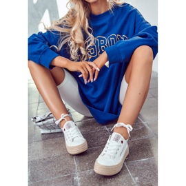 Big Star Sportskor Espadrilles Cross Jeans JJ2R4005C Vit 1