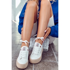 Big Star Sportskor Espadrilles Cross Jeans JJ2R4005C Vit 2