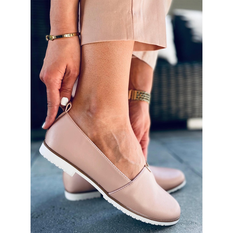 Tender Nude loafers för kvinnor rosa 1
