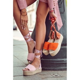 FB2 Mocka Orange Wedge Sandaler Livia 1