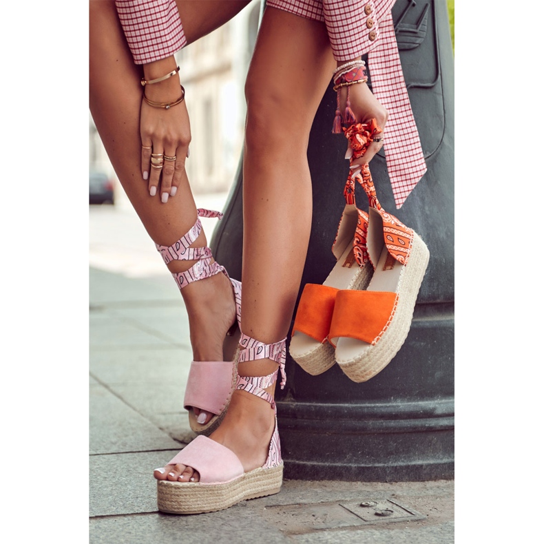 FB2 Mocka Orange Wedge Sandaler Livia 1