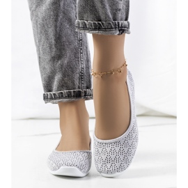 Holmen grå genombrutna ballerinor 1