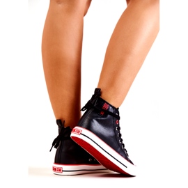 High Leather Sneakers Big Star JJ274131 Svart 4