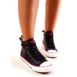 High Leather Sneakers Big Star JJ274131 Svart 5