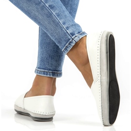 Läderskor Filippo DP031 / 22 WH vit grå 1