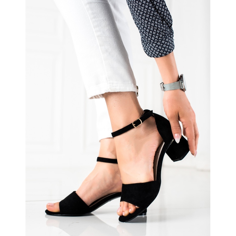 Seastar Eleganta sandaler på höga klackar svart 1