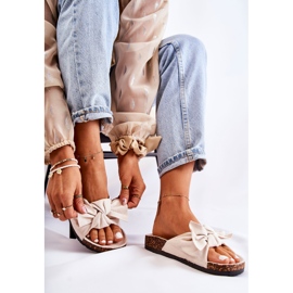 PS1 Wendy Light Beige Cork Sole Tofflor 2