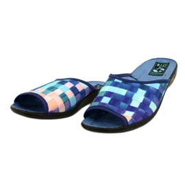 Damtofflor Adanex 27268 SAK1 purpur marinblå blå orange 3