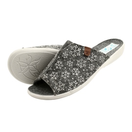 Adanex tofflor för snöflinga 24217 vit grå 5