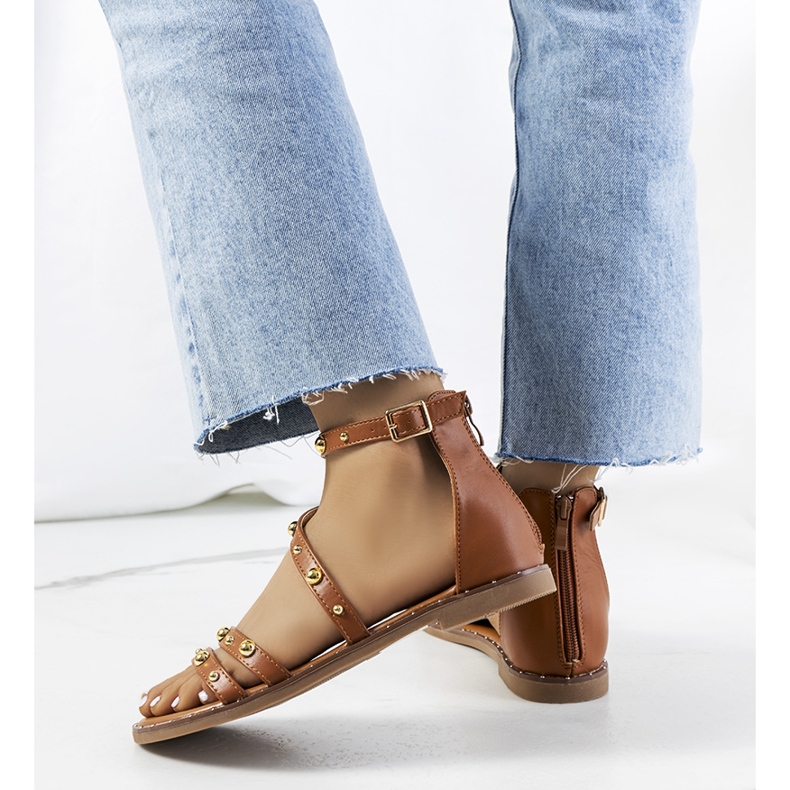 Kroltbruna dubbsandaler 1