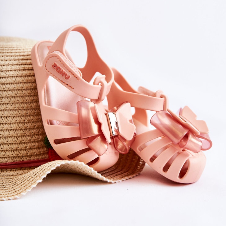 Barnsandaler med kardborre Doftande ZAXY JJ385036 Naken ['rosa'] rosa 2