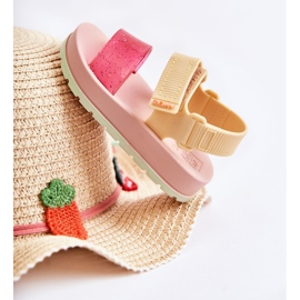 Bekväma barnsandaler Doftande ZAXY JJ385028 Rosa-Gul ['rosa'] 2