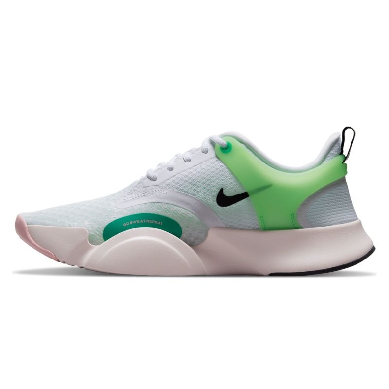 Nike SuperRep Go 2 W CZ0612-136 träningsskor vit grön 1