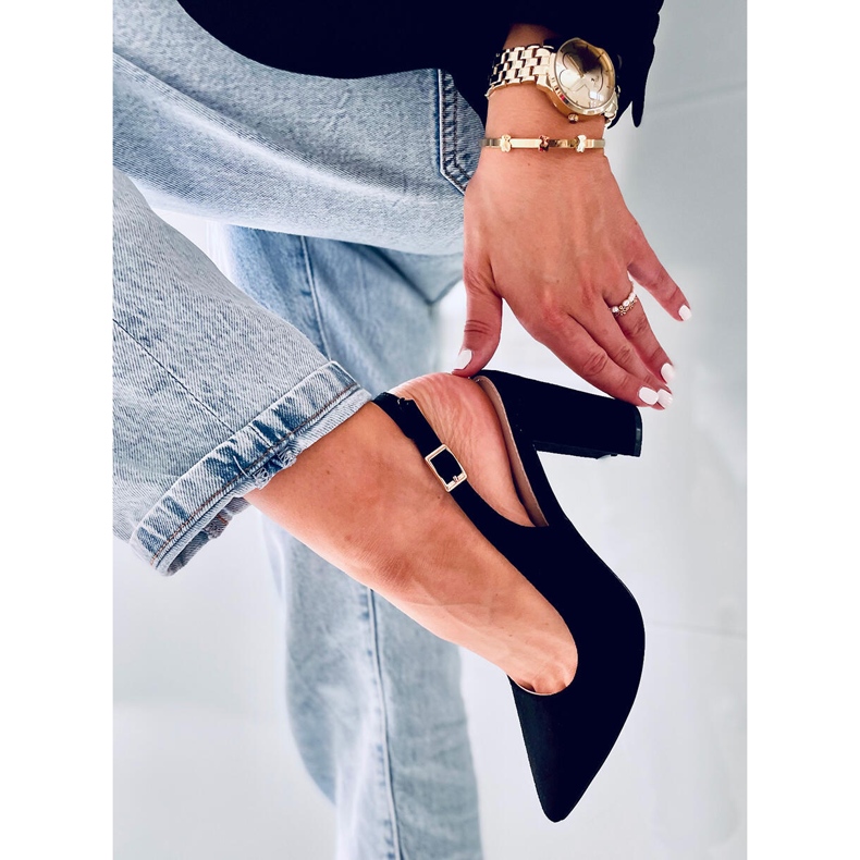 Pumps med öppen häl Spectra Negro svart 2