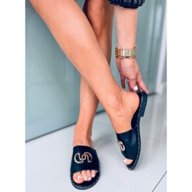 Larisa Svarta damtofflor 2