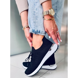 Lars Black sock sneakers svart 1