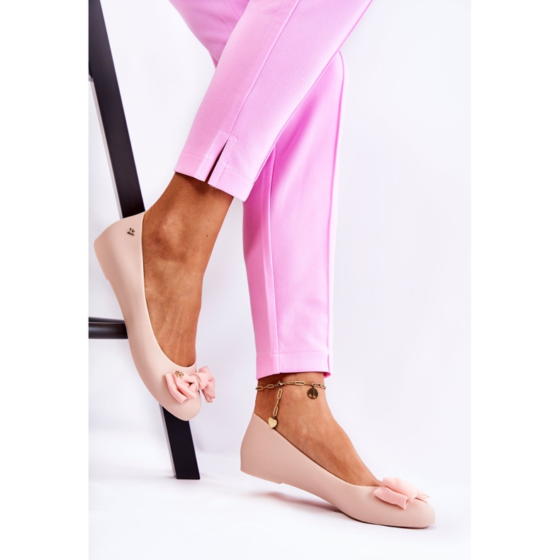 PH1 Gummiballerinarosett för kvinnor Naken Fergie beige 2