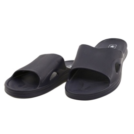 News Kvinnors flip flops för Navy Blue Beach 20SD11-2520 blå 2