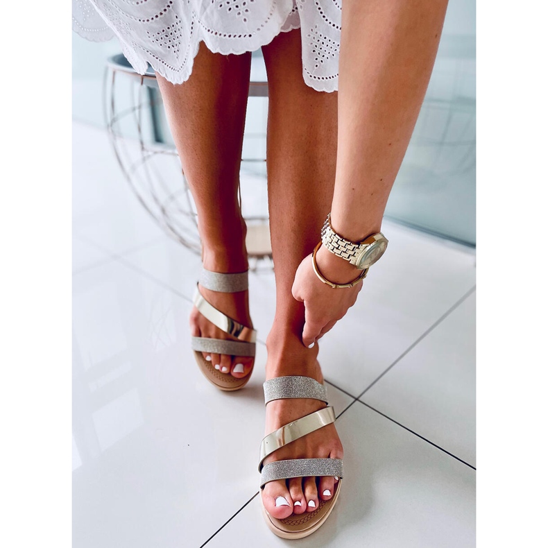 Diarra Oro tofflor för kvinnor gyllene 1