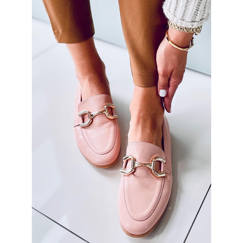 Tulip Nude Color dam loafers rosa 1