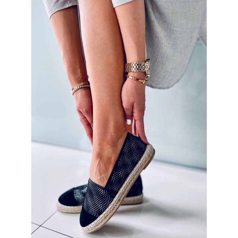 Alika Black espadrillor för kvinnor svart 2