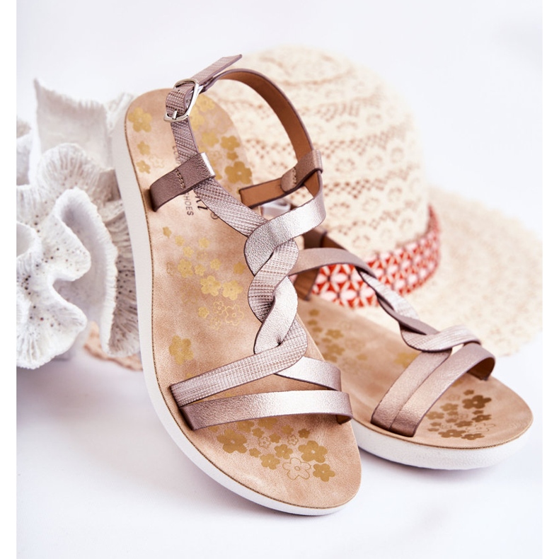 S.Barski Barnsandaler med spänne Silver Dimmel silver- 1