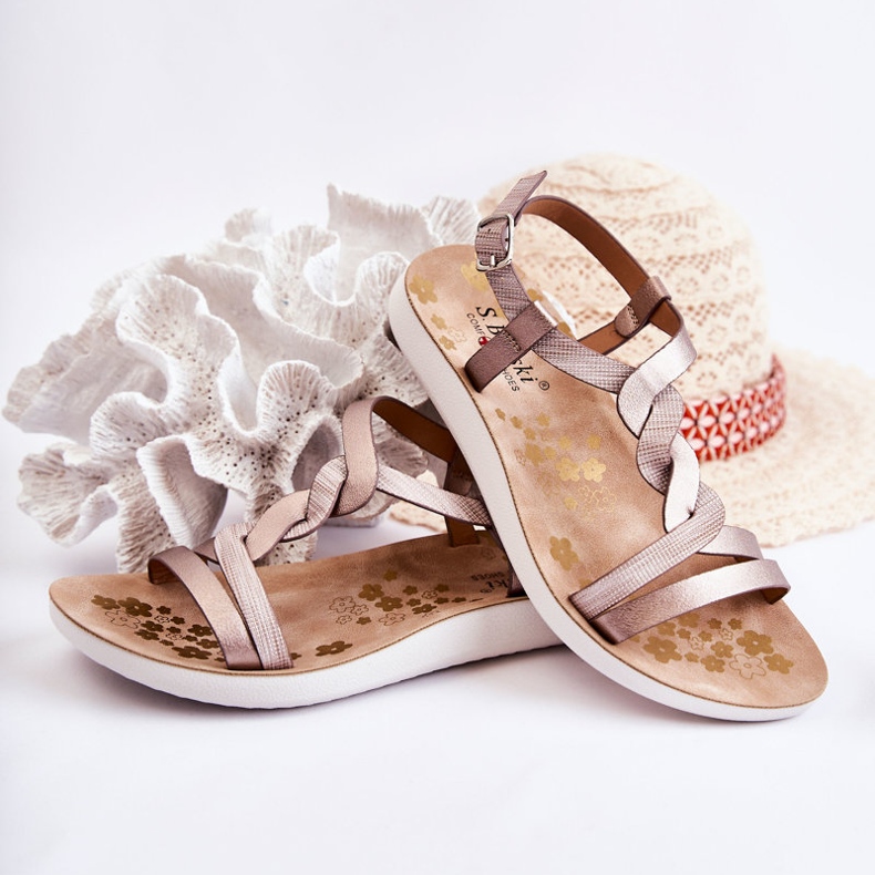 S.Barski Barnsandaler med spänne Silver Dimmel silver- 2