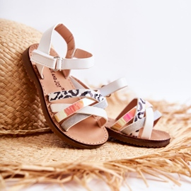 FR1 Vita Nelson sommarsandaler för barn 1
