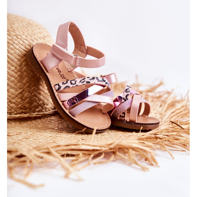 FR1 Rosa Nelson sommarsandaler för barn 1