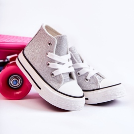 Barnsneakers High Silver Catrina silver- silver- 1