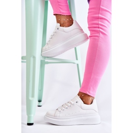 FS3 Kvinnors sportskor på plattformen White Eliso vit 1