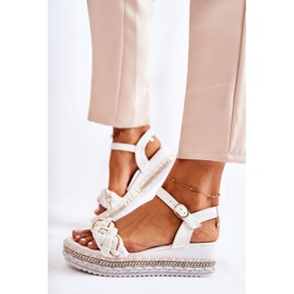 PS1 Klädd sandaler för kvinnor White Chaves vit 1