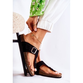 FB1 Damtofflor Med Spänne Svart Elina 1