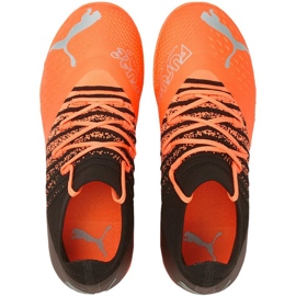 Fotbollsskor Puma Future Z 3.3 It Jr 106776 01 orange apelsiner och röda 1