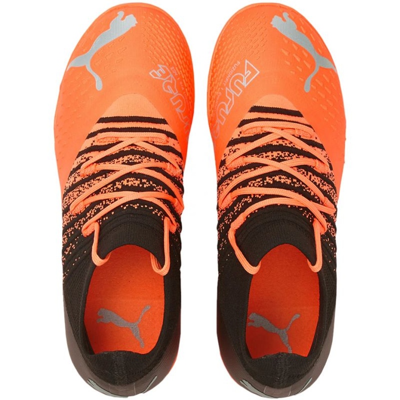 Fotbollsskor Puma Future Z 3.3 It Jr 106776 01 orange apelsiner och röda 1