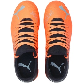Fotbollsskor Puma Future Z 4.3 Tt Jr 106780 01 orange apelsiner och röda 1
