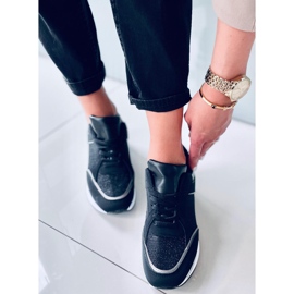 Ivey Black wedge sneakers svart 1