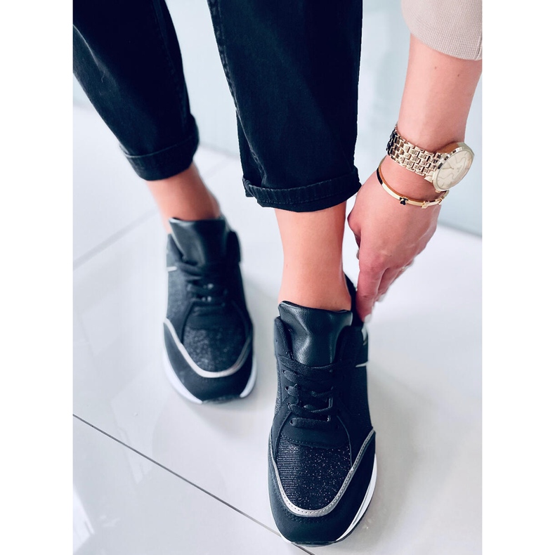 Ivey Black wedge sneakers svart 1