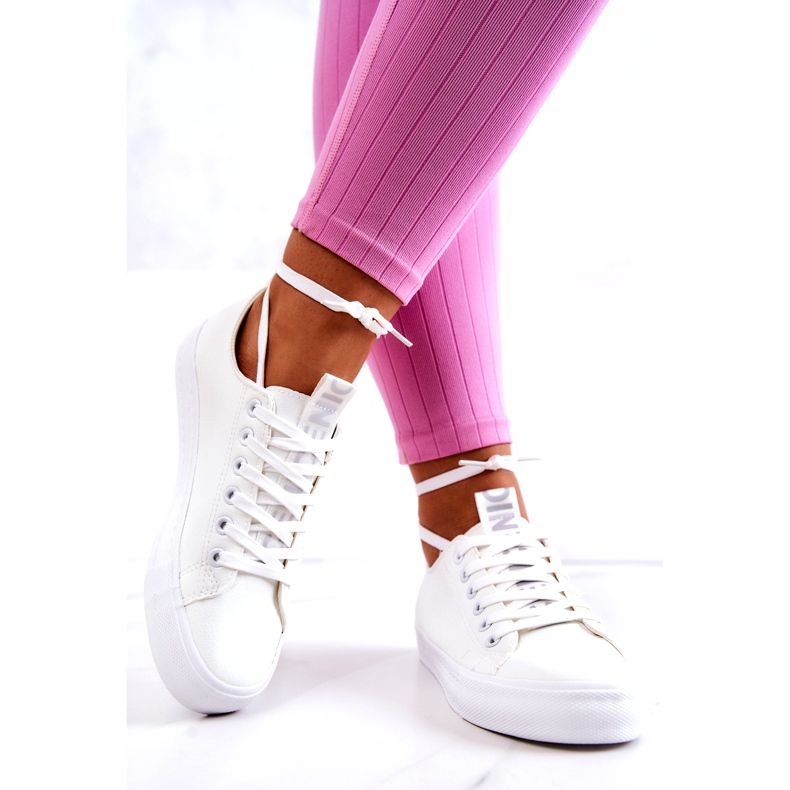 PS1 Sneakers i läder för kvinnor Vita Mikayla 2