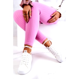 PS1 Sneakers i läder för kvinnor Vita Mikayla 3