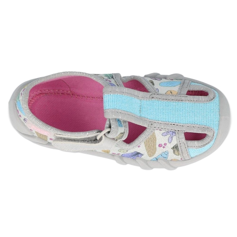 Befado barnskor 190P098 blå grå mångfärgad 2