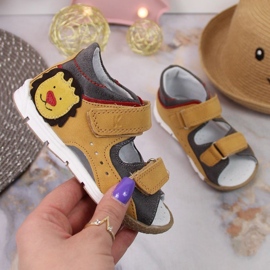 Kardborresandaler Kornecki Jr KOR6867 kamel brun 1