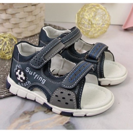 Kardborresandaler NYHETER Jr EU651A marinblågrå 2