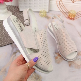 Kilsandaler T.Sokolski W SCA169 beige-silver 1