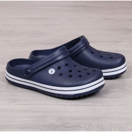 American Club W AM636B marinblå tofflor 1