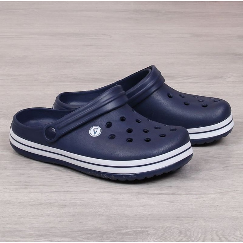 American Club W AM636B marinblå tofflor 1