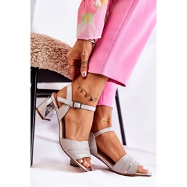 Sergio Leone Silver Corane Sandaler På En Stång 1